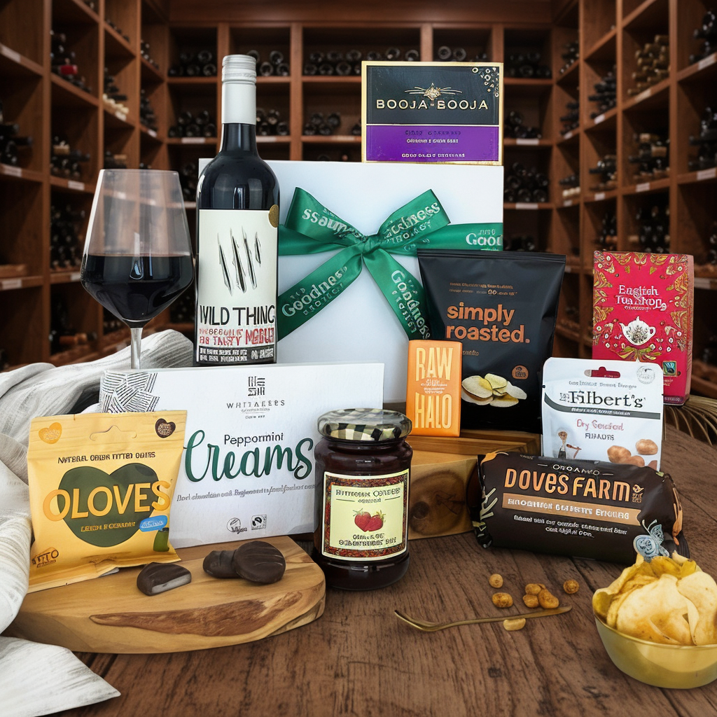 Organic Wine & Dine Hamper Gift Box